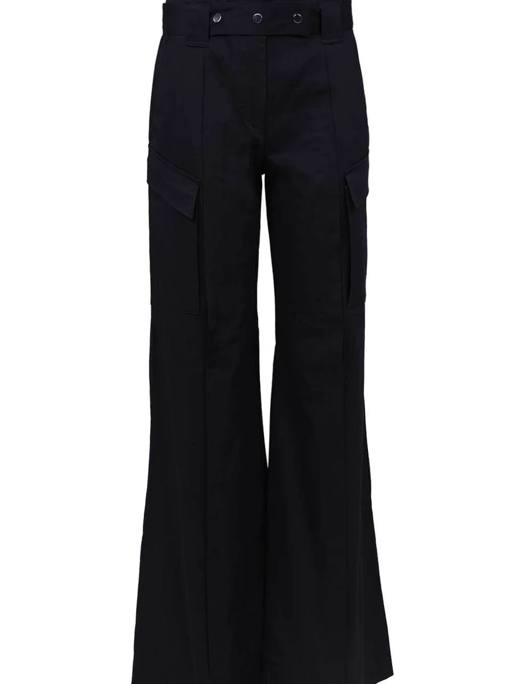 NWT IRO High waist wide leg pants Melania black Size 0